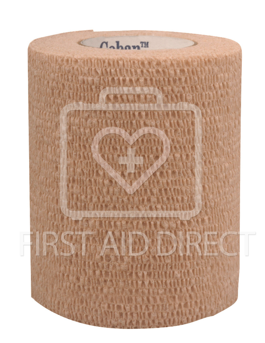 COBAN SELF-ADHERENT WRAP - 7.6 cm x 4.6 m - First Aid Direct