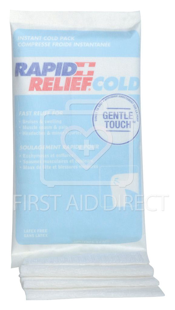 COLD PACK, INSTANT COLD, LARGE, w/SELF-ADHERING COMPRESSION WRAP, 15.2 x 22.9 cm