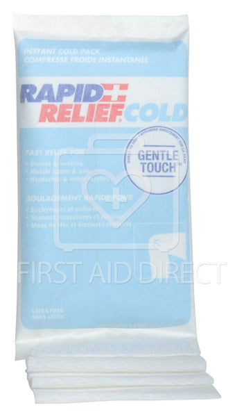 COLD PACK, INSTANT COLD, LARGE, w/SELF-ADHERING COMPRESSION WRAP, 15.2 x 22.9 cm