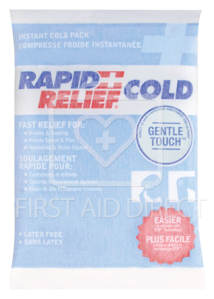 COLD PACK, GENTLE-TOUCH, INSTANT COLD, SMALL, 10.2 x 15.2 cm