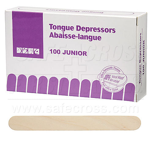 TONGUE DEPRESSORS JUNIOR - 1.6 x 14 cm 100/BOX