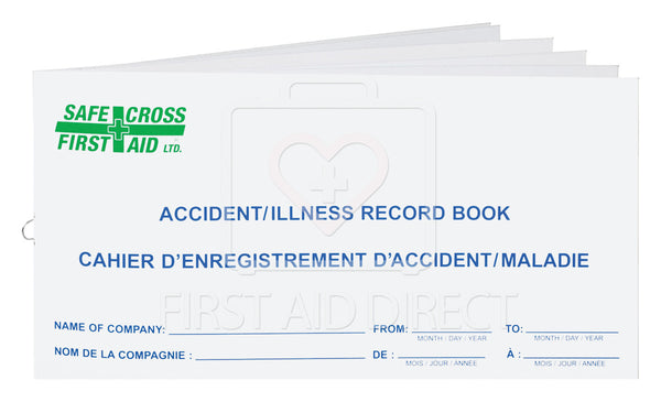 ACCIDENT/ILLNESS RECORD BOOK, SMALL