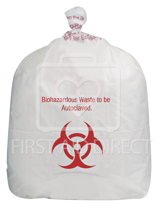 INFECTIOUS WASTE BAGS, AUTOCLAVABLE, 63.5 x 76.2 cm, 50's