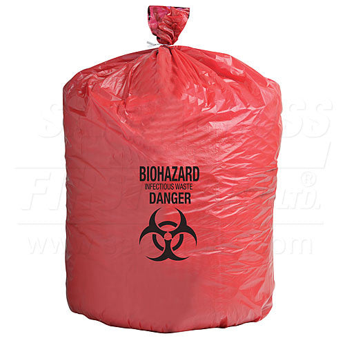 INFECTIOUS WASTE BAGS, 61 x 84 cm 60.6 L, 250's