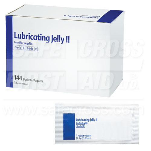 LUBRICATING JELLY - 2.7 g 144/BOX STERILE