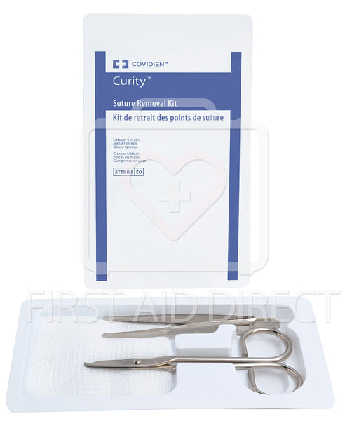SUTURE REMOVAL TRAY, 3-PIECE, STERILE