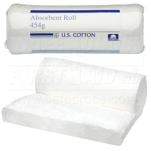 ABSORBENT COTTON ROLL, 454 g