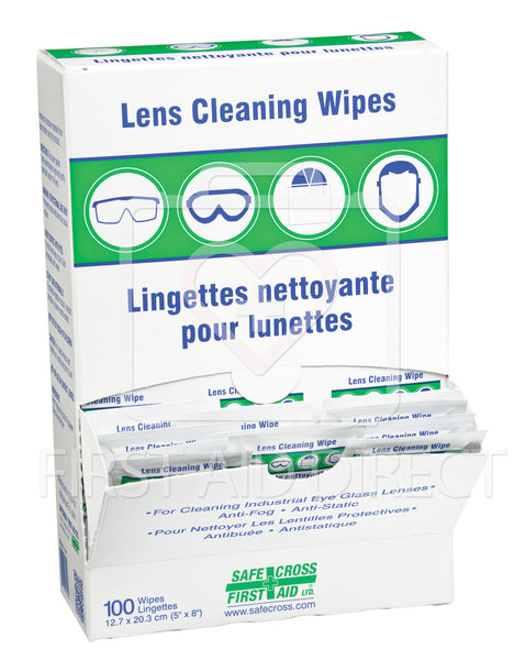 LENS CLEANING TOWELETTES, 100's