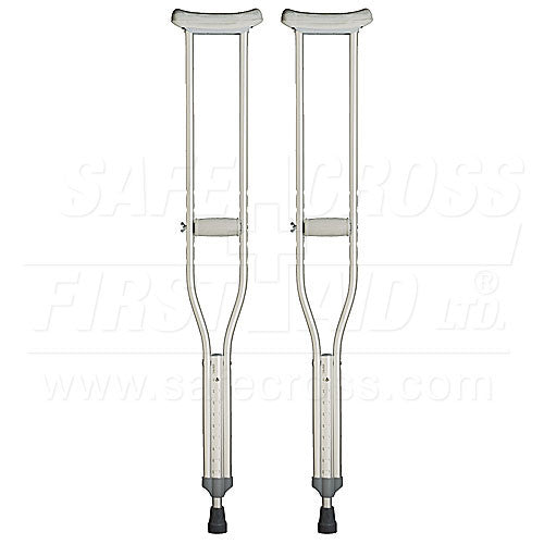 CRUTCHES, ADJUSTABLE, YOUTH (91.4 to 114.3cm), ALUMINUM