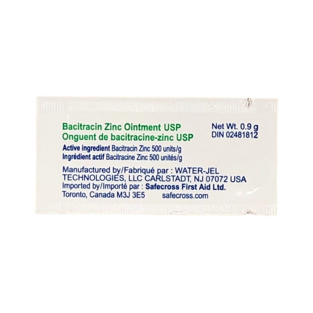 BACITRACIN ZINC FIRST AID ANTIBIOTIC OINTMENT - 0.9 g 2000/CASE