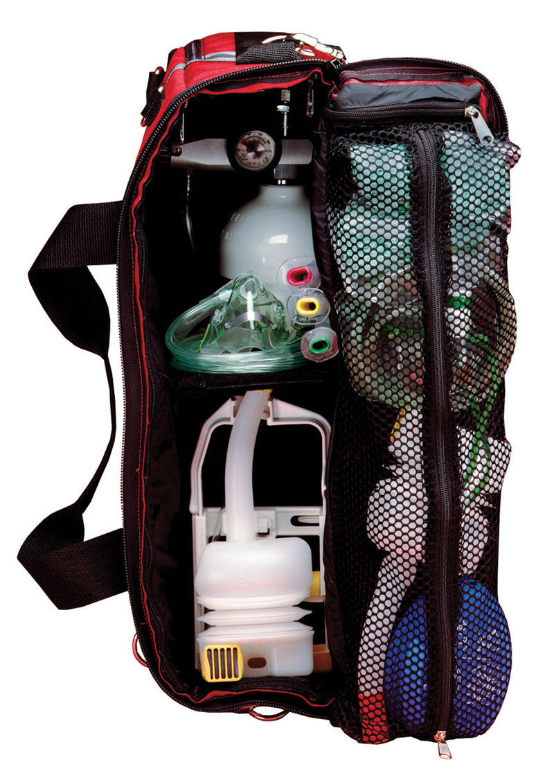 CORDURA TRAUMA BAG FOR OXYGEN CYLINDER & SUCTION UNIT