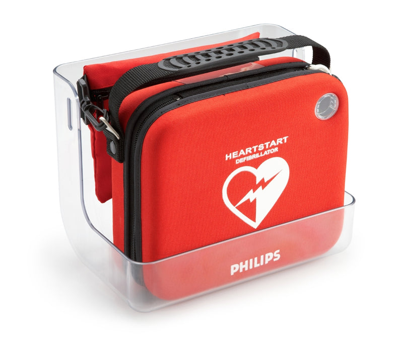 PHILIPS AED WALL BRACKET – CLEAR ACRYLIC