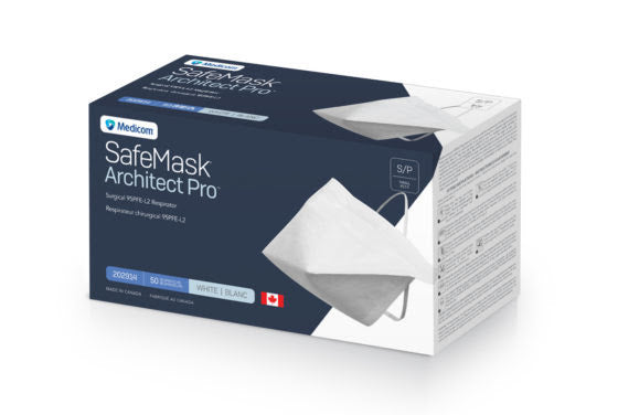 SAFEMASK ARCHITECT PRO N95 RESPIRATORS - 50/BOX